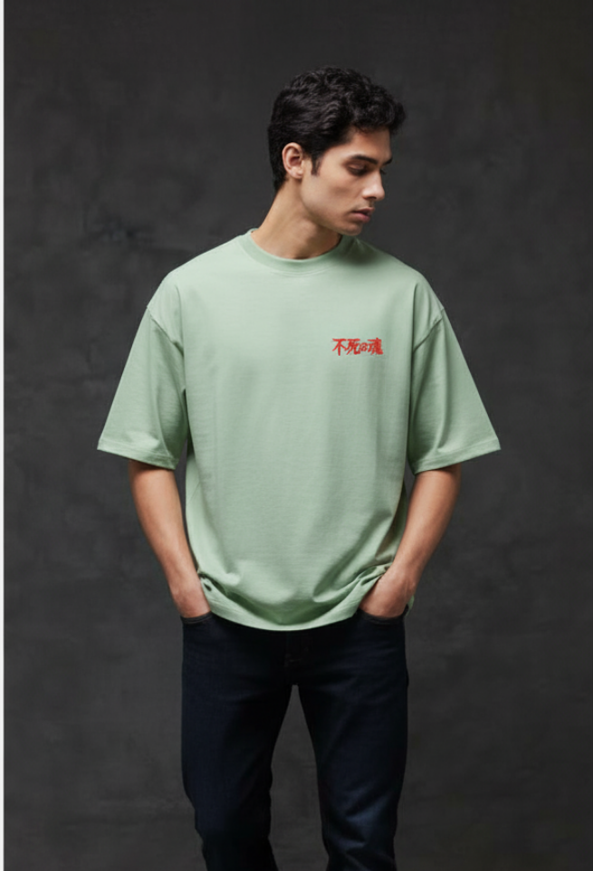 Kanji Terry Anime T-Shirt – Unisex