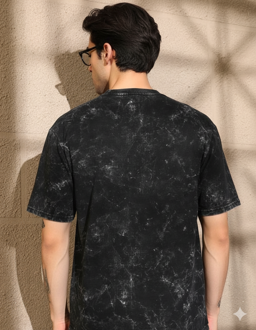 Unisex Anime Acid Washed T-shirt