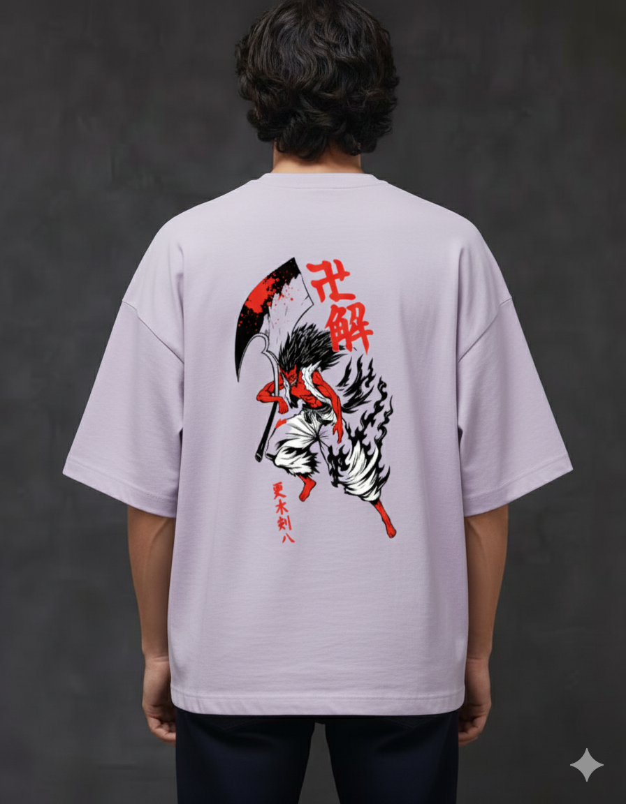 Kanji Terry Anime T-Shirt – Unisex